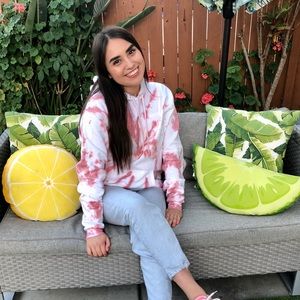Pink tie Dye hoodie